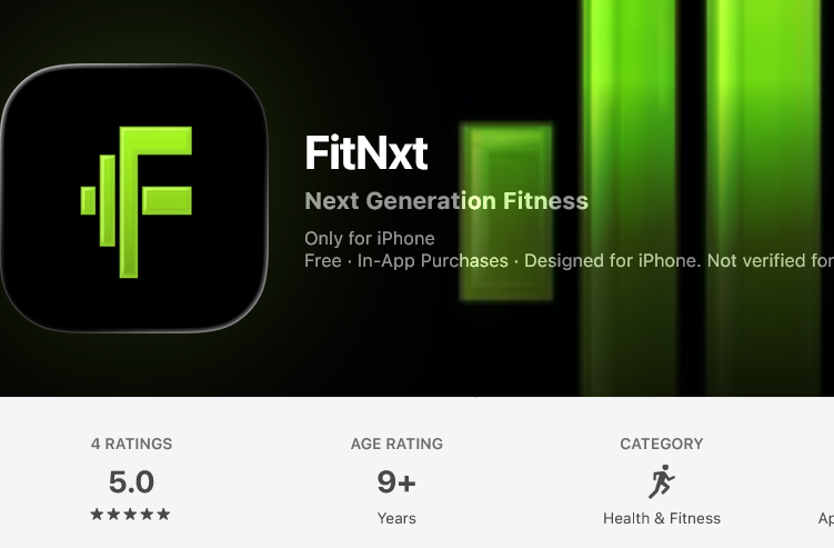 FitNxt Fitness App for IOS